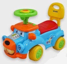 Машинка-каталка Alexis-Babymix HZ-556 (blue)